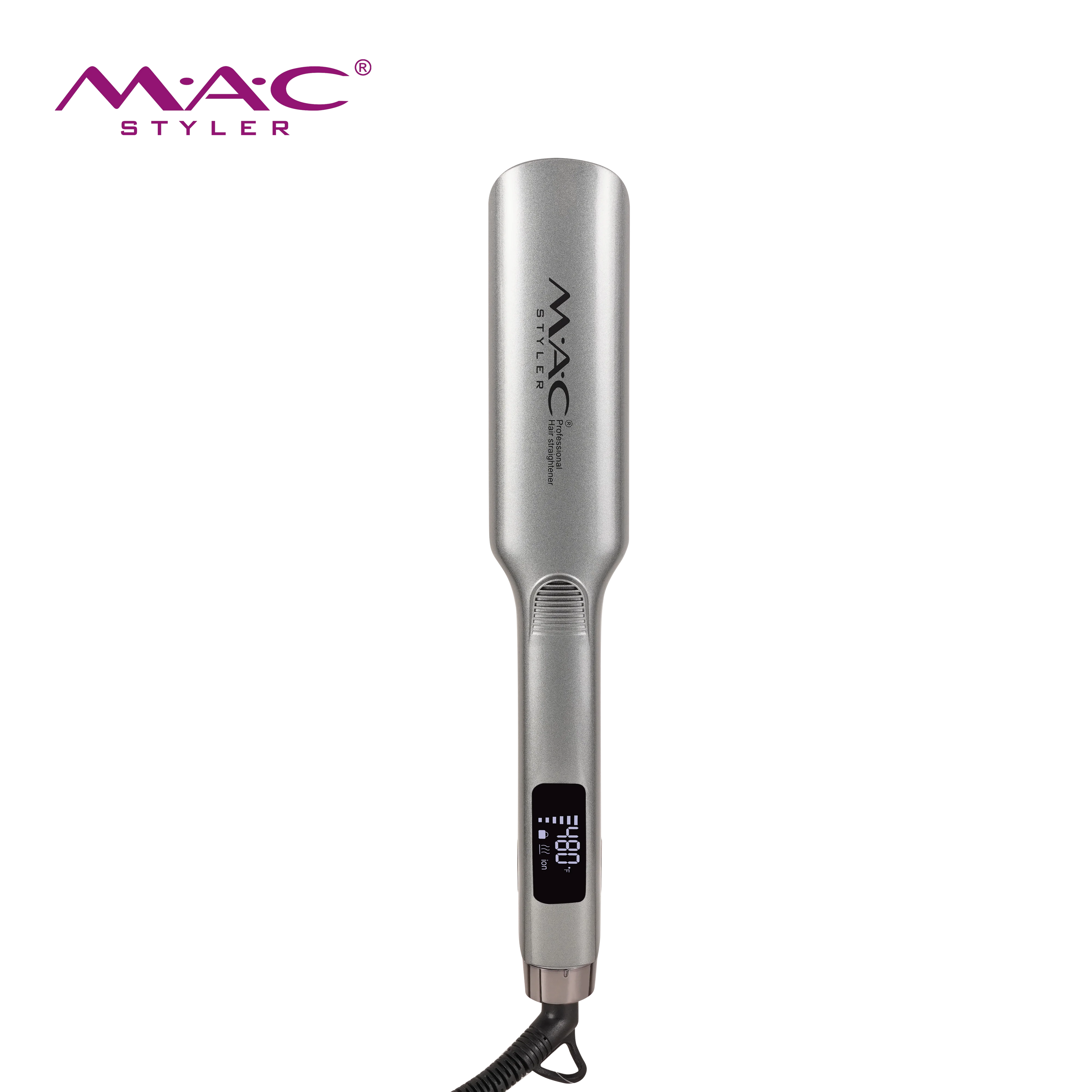 New Styler 480F Titanium Hair Straightener  Planchas De Cabello Profesional Lcd Flat Iron Mch Fast Heating Flat Irons for Salon