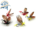 Hot Selling 20mm 6g Bionic Top Water Wobblers Floating butterfly Shaped Insect Flying Fish Lure