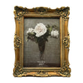 Advanced 5x7 Vintage Picture Frame Small Quantity Classical Retro Wall Hanging Stylish Home Decor Antique Resin Art Frame