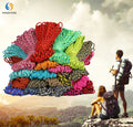Wholesale Custom Macrame Cord 5mm 750 Para Cord Rope 3mm 4mm 5mm Sizes for Bags Garments Parachute Use Nylon Paracord
