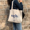 Wholesale Custom Print Logo Cotton Canvas Shopping Bags Cheap Reusable Plain White Blank Tote MegaBDM