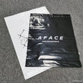 Wholesale Envelope Customized  Handle Bag Printed Matte Black Bubble Mailers With Logo