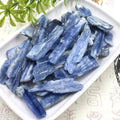 Natural Raw Stick Rough Crystal Wand Blue Celestite Blue Kyanite Strip Blades for Decoration