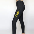 Stock Black Women's Full Seat Equestrian Pants Silicone Grip Printing Horse Riding Breeches Polyester Spandex Trousers Clothing