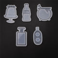 C-0134 DIY  handmade resin molds silicone cola perfume bottle ice cream shape shaker mold