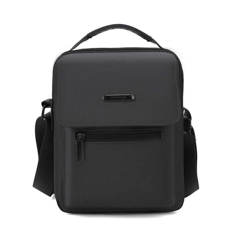 New Men's Fashion Vintage Nylon Messenger Bag Casual Travel Portable Small Square Tote Flip Diagonal Package Reusable
