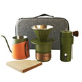 Portable Travel Coffee Bag Outdoor Camping Accessories Waterproof Manual Pour Over Coffee Maker Set Gift Coffee Set
