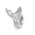 New Cute Mermaid Pendants for DIY Necklace Bracelets 925 Sterling Silver Pendant Charm Jewelry Making