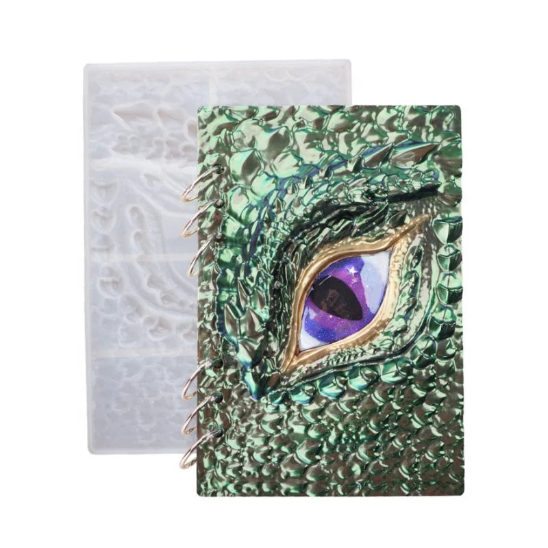 Dragon Eye Silicone Notebook Mold Notebook Cover Resin Mold for DIY Gifts