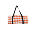 WOQI Picnic Blanket Waterproof Picnic Mat with Carrying Strap and Storage Bag for Outdoor Family Camping