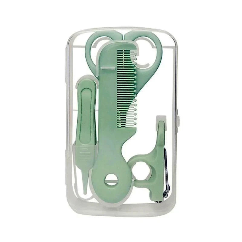 Infant Nail Clippers Scissors Hair Care Comb Set Newborn Booger Clip Nail Daily Care 5-piece Set Nail Supplies for Professionals