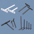 3-Inch 5-Inch Solid Steel Floating Shelf Brackets Heavy Duty Hidden Shelf Brackets for Wooden Floating Shelves