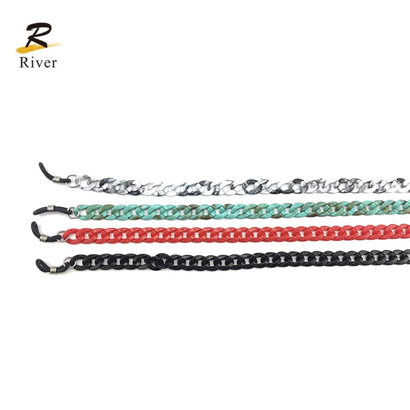 Eyeglasses Designer Acetate Acrylic Eyeglass Chains Glasses Rope GC260 Sunglasses Cord Colorful Lanyard Decorative Eyewear Chain