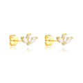 925 Sterling Silver Stud Earrings Horse Eye Zirconia Silver Earring Jewelry Dainty Earring Women Gift