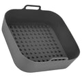 Reusable Square Silicone Air Fryer Liners 1.5mm Thick Eco-Friendly Food Grade Novelty Design Pot Replacement Baking Dishes Pans