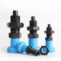 VEICH VCN220 High Precision Steel Retractable Spring Indexing Plunger Fasteners Black Oxide Finish Fine Thread Reset Index