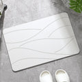 DaiRui Wholesale Natural Non-Slip Super Absorbent Quick Drying Diatomaceous Earth Shower Mat Diatomite Stone Bath Mat