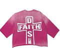 KY Thick Collar DTG Print Crop T-shirt Acid Wash Men t Shirt Boxy Cropped Oversized t Shirt