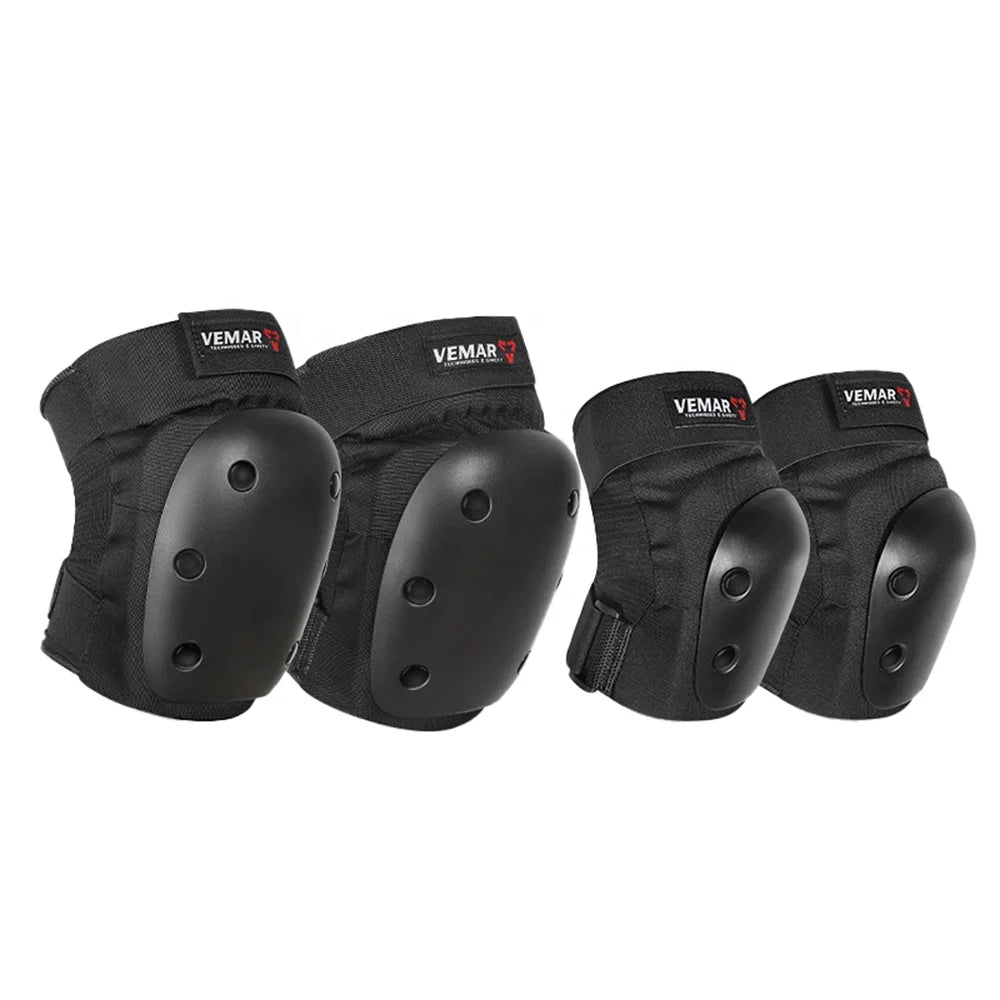 4PCS Motorcycle Knee Pads and Elbow Pads Riding Protective Gears Outdoor Sports Bike Scooter Motocross Equipment Moto Knee Guard