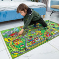 Wholesale Custom Nylon Kids Play Mat Washable Non-Slip Puzzle Pattern Educational Learning Area Rug for Kids Room