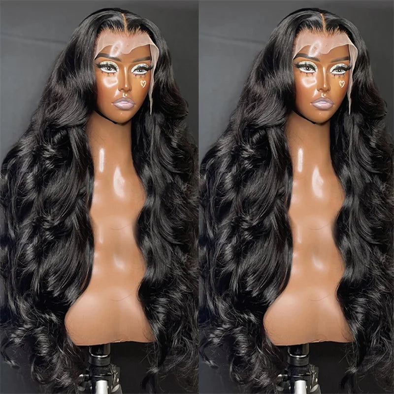 Brazilian Unprocessed Virgin Hair  Lace Front Wigs Human Hair Body Wave 13x4 HD Transparent Lace Frontal Wigs