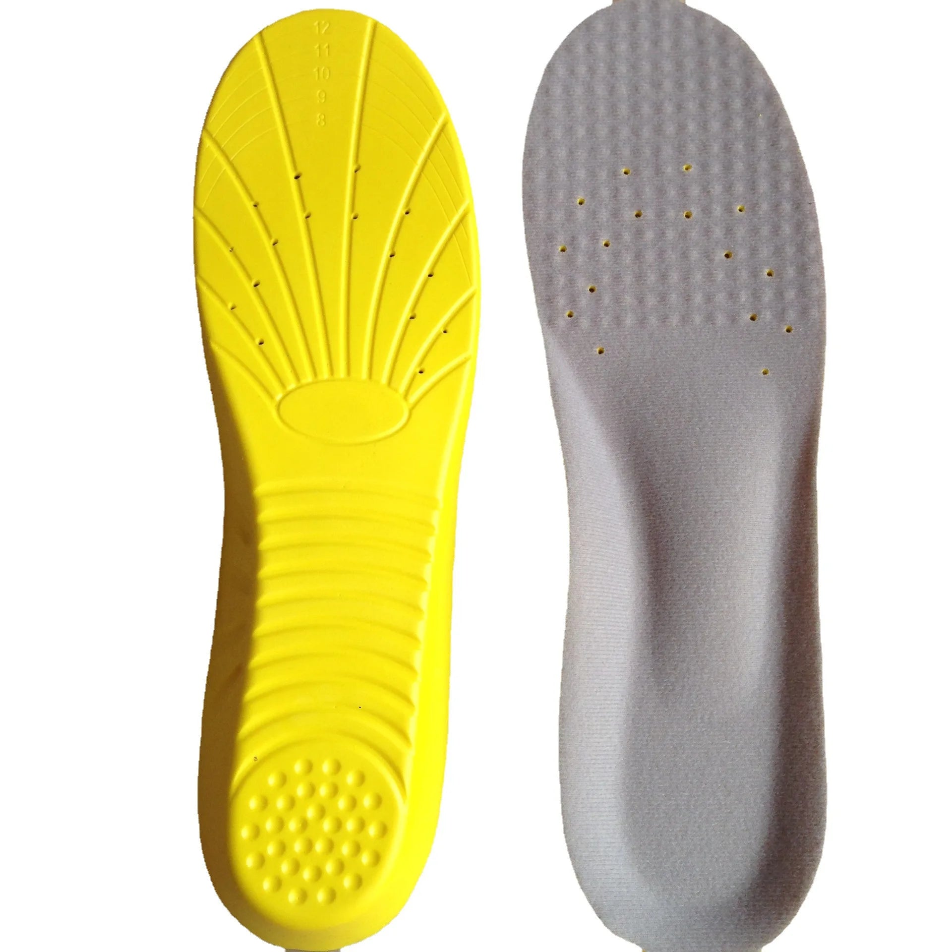 Premium PU Orthotic Insoles - Superior Shock Absorption for Flat Feet and Plantar Fasciitis Relief