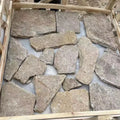 Exterior Tiger Yellow Granite Random Loose Stacked Stone  Wall Cladding