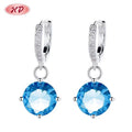 Blue Drop Earrings for Women Wedding Gifts Hypoallergenic Minimalist Wholesaler Jewelry