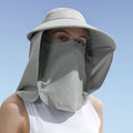 GJ XMZ220 Factory Direct Sale Comfortable Breathable Outdoor Cap Polyester Multifunctional Sun Protection Cap Fishing Cap