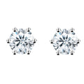 Hip Hop Iced Out Cute VVS Moissanite 925sterling Silver Classical Woman Man Ear Studs