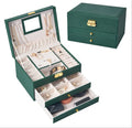 Hot Selling 3 Layers Jewelry Box Portable Jewelry Packaging Multifunctional Earings Necklace Storage Box Organizer for Ladies