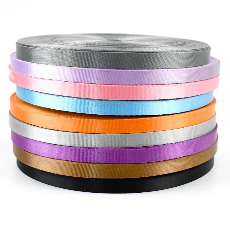 Deepeel RD048 10-20mm Bag Accessories Nylon Webbing Mobile Phone Strap Identification Tape Colorful Ribbon Polyester Webbing
