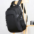 Wholesales Anti Theft Waterproof Oxford Laptop Backpack with Polyester Lining Large Capacity Unisex Business Bag with USB Port