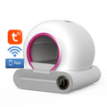 Smart Quick Self Cleaning Safety Large Size Customized logo Cats Box Toilet Pets Litter Automatic