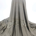 Hot Sale Customized High Quality Cotton Jersey Scarf With Same Color Lace Shawl Jersey Hijab With Rope MegaBDM