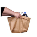 Custom Fold Recycled Brown Craft White Square Bottom Paper Bag With Cola Drinks Food Bearing Height Custom Paper Bags With Logo