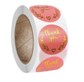 Personalized Adhesive Thank You Label Sticker