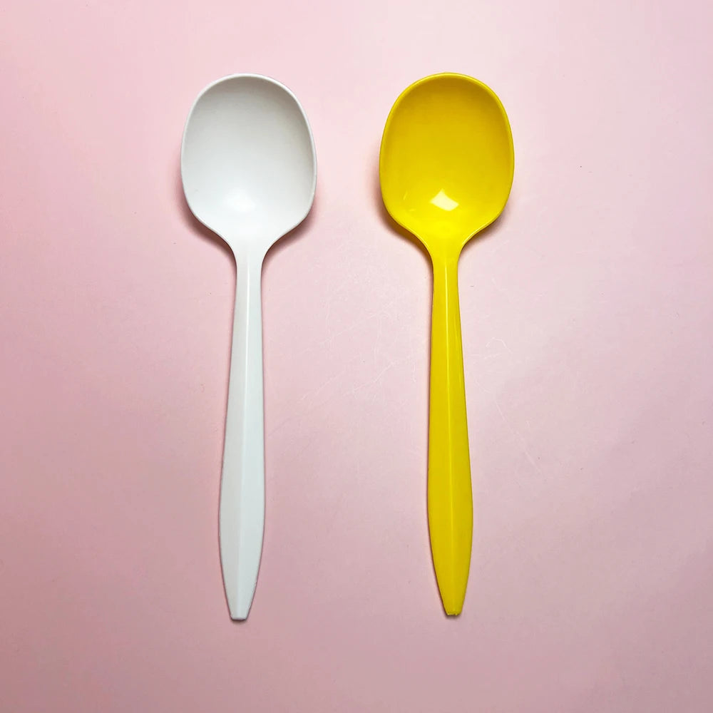 Biodegradable Disposable Cornstarch PSM Cutlery Set Eco-Friendly Plastic Spoon for Parties