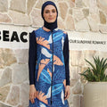 MOTIVE FORCE Trendy Style Muslim Swimwear Suit Bathing Swimsuit Bourkini De Bain Muslimah Burkinis & Beachwear Suit