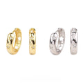 Inlay Cubic Zirconia Huggie Jewelry Hollow Star 18K Gold 925 Sterling Silver Hoop Earrings Women
