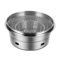 Cheap Round Embedded Oil Proof Barbecue Rack in the Table Top Barbecue Oven Commercial Restaurant Charcoal Bbq Grill