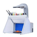 25W HS-E426DCLK ABS Gravity Feed Airbrush Spray Booth MegaBDM