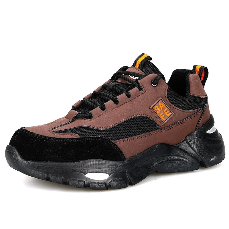 Steel Toe Safety Shoes Construction Site Lightweight Safety Shoes Men
