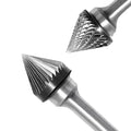 TYPE J1210M06 Tungsten Steel Grinding Head Point Double Cut Carbide Rotary Burr Set