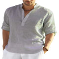 Liu Ming Hot Selling New Arrivals Men Casual Linen Cotton Loose Plus Size 5XL Tops Tee Shirts