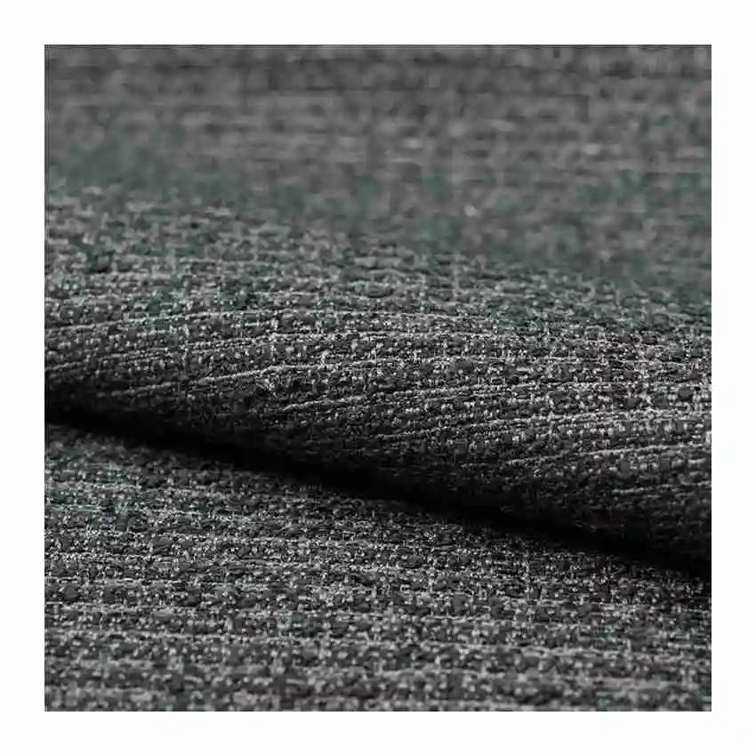 All-natural 10% Wool 85%Polyester 5%Linen Woven Organic Breathable Plain Eco-Friendly Upholstery Fabric for Sofa Curtain Pillow
