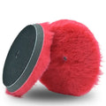 5 Inch Japanese Style 100% Wool Red Wool Buffing Pad for Dual Action Polisher Ro Polisher for Auto Care