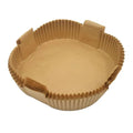 Trendy 100% Virgin Pulp Greaseproof Nonstick Air Fryer Disposable Paper Liners Double-Sided Coating Portable Square Cookie