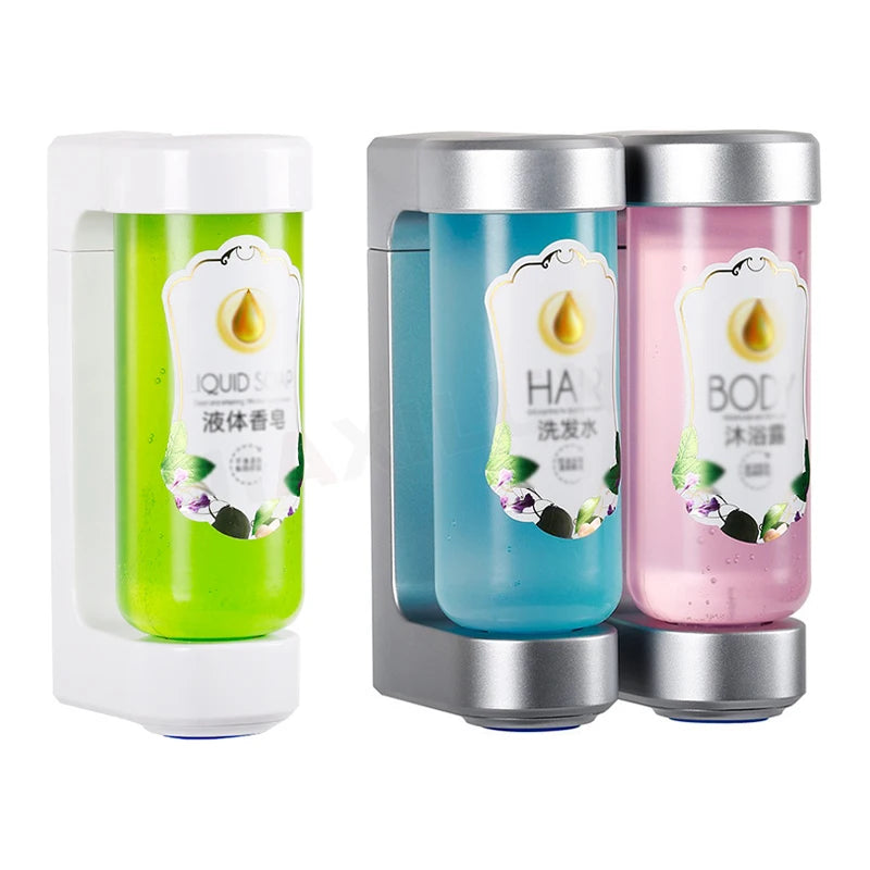 Hot Selling Hotel Triple Shower Soap Dispenser Bottle Wall Mount Shampoo Holder Gel Dispenser Liquid Soap Dispenser