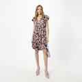 For Zimmermann Style Midi-Length Evening Dresses Elegant Simple Luncheon Dresses Vintage Exquisite Printing Natural Eco-Friendly